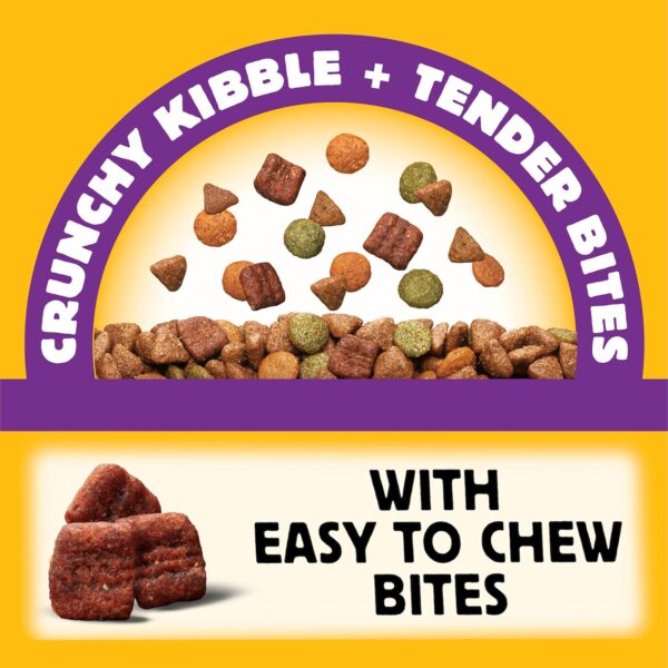 PEDIGREE with Tender Bites Small Dog Complete Nutrition Small Breed Adult Dry Dog Food, Chicken & Steak Flavor Dog Kibble, 3.5 lb. Bag - Image 4