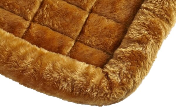 MidWest Homes for Pets Cinnamon 18-Inch Pet Bed w/ Comfortable Bolster | Ideal for Small Breeds & Fits an 18-Inch Crate | Easy Maintenance Machine Wash & Dry - Image 5