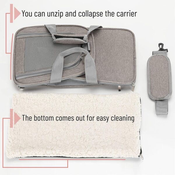 Mr. Pen- Pet Carrier, Cat Carrier, Dog Carrier, Cat Bag Carrier, Cat Travel Carrier, Soft Cat Carrier, Dog Travel Carrier, Pet Travel Carrier, Dog Soft-Sided Carriers, Cat Carrier Bag - Image 6