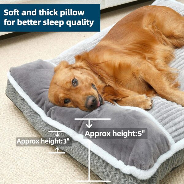 Dog Bed for Small Dogs, Dog Mattress with Pillow for Crate Kennel, Sofa Dog Bed, Super Soft pet Bed for Medium, Small Dogs Breeds,pet Bed Puppy Bed,beds & Furniture - Image 4