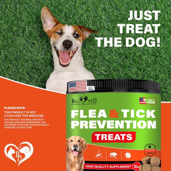 Flea and Tick Prevention Chewable Pills for Dogs - Revolution Oral Flea Treatment for Pets - Pest Control & Natural Defense - Chewables Small Tablets Made in USA (Chicken) - Image 8