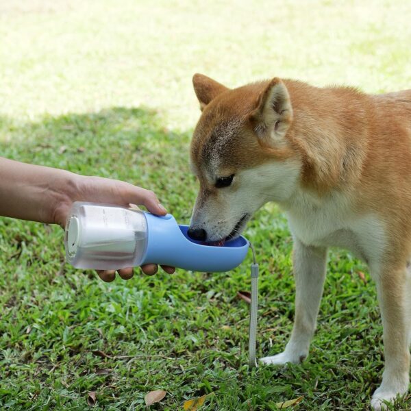 Dog Water Bottle with Food Container, Portable Pet Dog Water Dispenser for Outdoor Walking,Hiking,Travel,Puppy essentials,Puppy supplies,Replaceable Waste Bags - Image 5