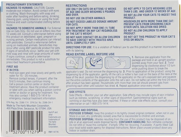 Hartz UltraGuard Pro Topical Flea & Tick Prevention for Cats & Kittens, Over 5 lbs 6 Monthly Treatments - Image 2