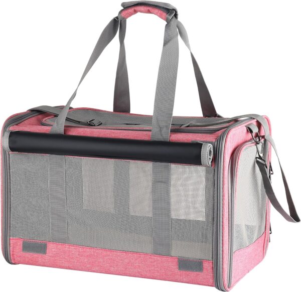 Dog soft-sided carriers Large cat carriers Cat soft-sided carriers Cat carriers Dog carriers Cat travel carriers Dog travel bag Reptile carriers Squirrel carriers Guinea pig carrier(Large Pink)