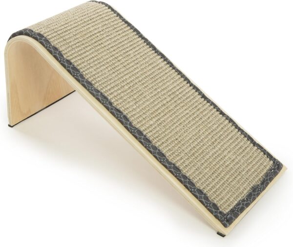 SmartyKat Sisal Angle Cat Scratch Ramp, Includes Catnip - Natural, One Size - Image 7