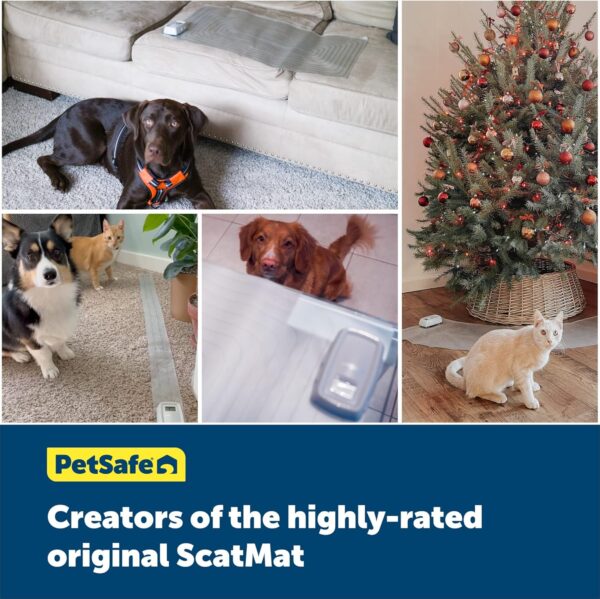 PetSafe ScatMat Indoor Training Mat, 7 Correction Modes, Protect Your Furniture, Training Tool for Dogs and Cats, Large Size Mat (48 in X 20 in) - Pet Proof Your Home - Battery-Operated Mat - Image 6