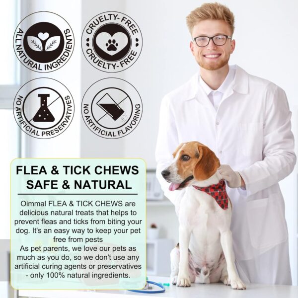 Flea & Tick Prevention for Dogs Chewable, Natural Flea and Tick Supplement for Dogs, Flea and Tick Chews for Dogs, Oral Flea Pills for All Breeds and Ages Dogs02 - Image 7