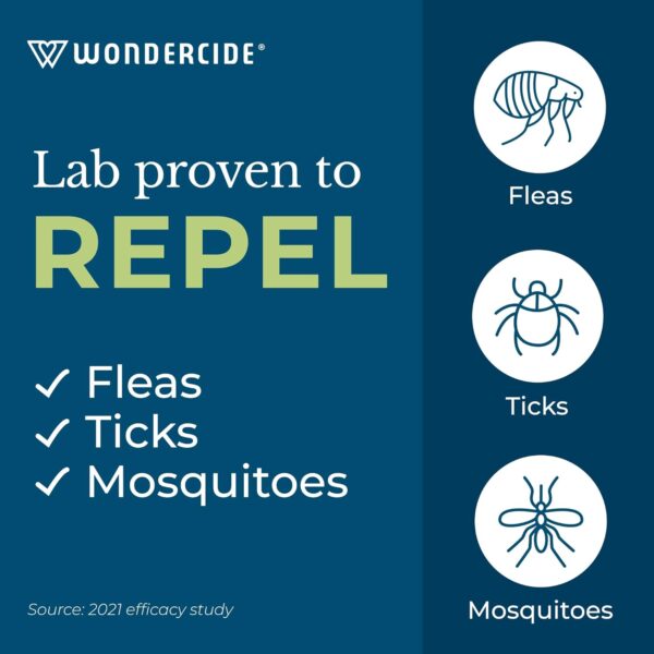 Wondercide - Flea & Tick Dog Spot On - Flea, Tick, and Mosquito Repellent, Prevention for Dogs with Natural Essential Oils - Up to 3 Months Protection - Medium 3 Tubes of 0.10 oz - Image 2