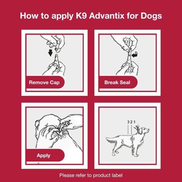 K9 Advantix Flea, Tick & Mosquito Prevention for Dogs 4-10 lbs. | Flea Drops for Small Dogs | Apply Monthly | 2 Treatments - Image 9