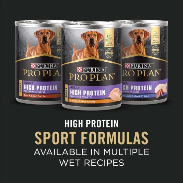 Purina Pro Plan SPORT Adult 7+ Performance 30/17 Chicken & Rice Forumula Dry Dog Food - 4 lb. Bag - Image 9