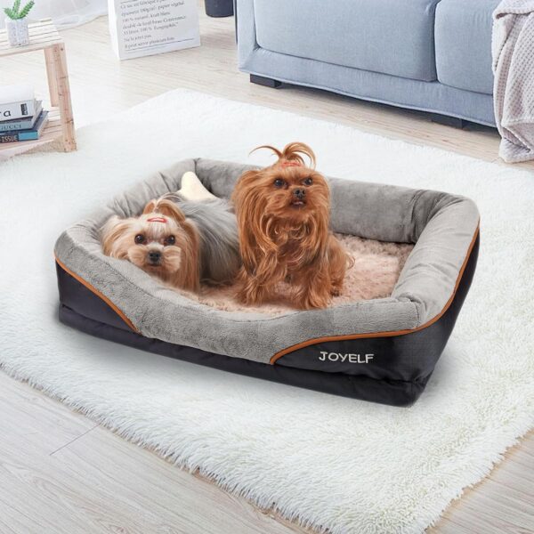 JOYELF Large Memory Foam Dog Bed, Orthopedic Dog Bed & Sofa with Removable Washable Cover and Squeaker Toy as Gift - Image 7