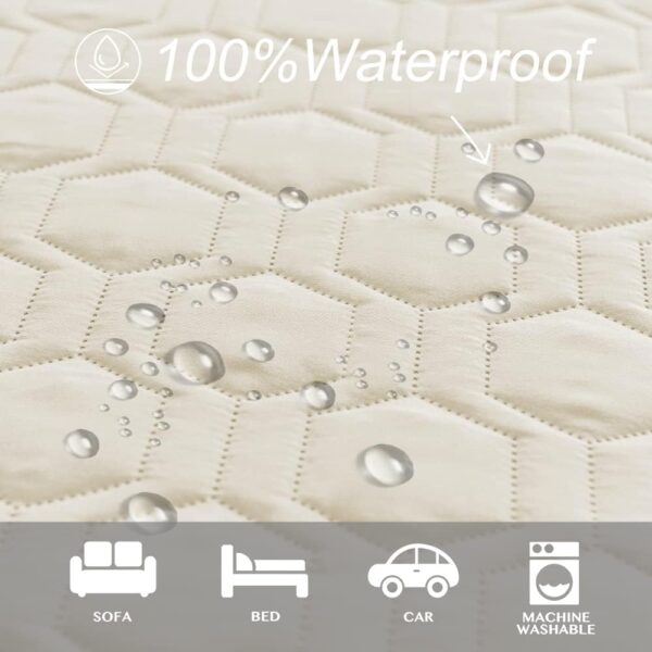 Waterproof & Anti-Slip Dog Bed Cover and Pet Blanket Sofa Pet Bed Mat ，car Incontinence Mattress Protectors Furniture Couch Cover for Most Cats Dogs, Pets - Image 2