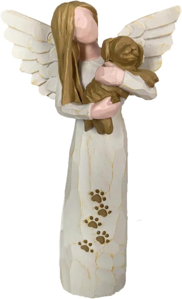 Dog Angel Figurines, Pet Memorial Gifts，Expresses Relationship with A Much-Loved Dog