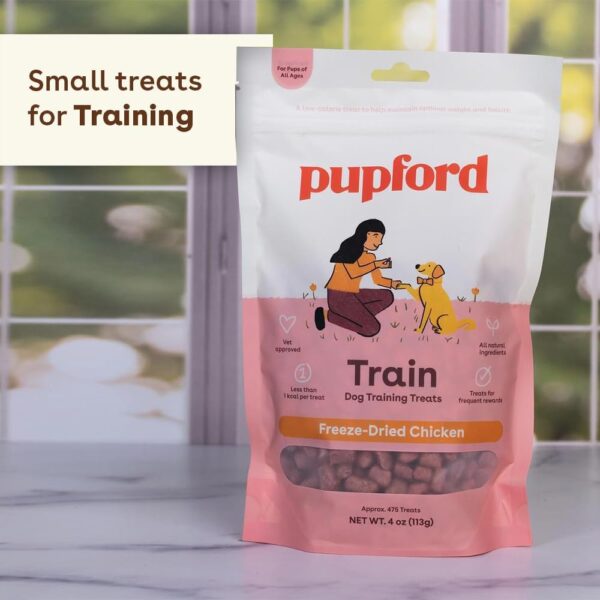 Pupford Freeze Dried Training Treats for Dogs & Puppies, 475+ Two Ingredient Bites (Chicken, 4 oz) - Image 8