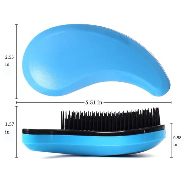 Small Dog Brush - Puppy Hair Brush- Grooming Tool for Teddy, Yorkies, Maltese, Shih Tzu, Chihuahua (Blue) - Image 2