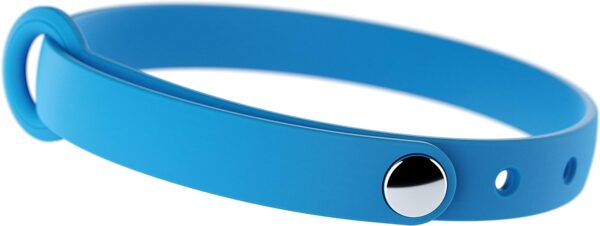 Comfortable, Soft and Light Cat Collar with Breakaway Snap Button (Blueberry Blue) - Image 2