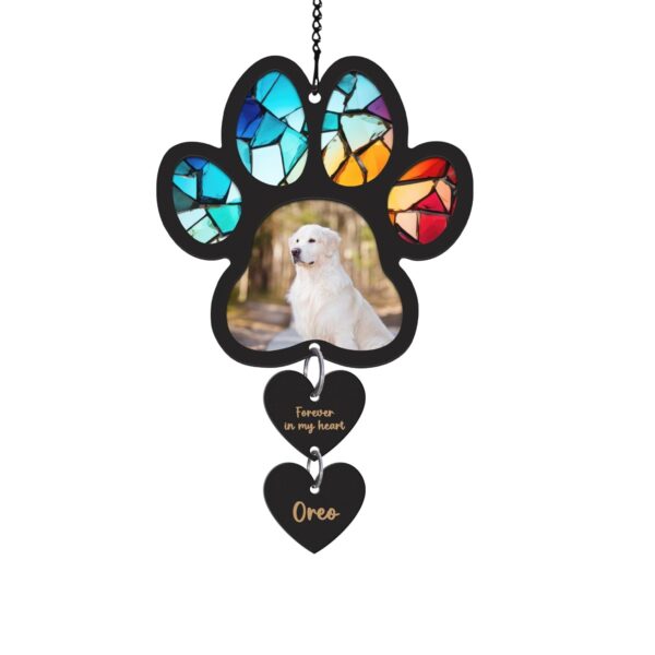 Pet Memorial Suncatcher,Pet Memorial Gift, Cat Memorial, Dog Lovers, Handmade Custom Name Cat Decor,Loss of Pet Sympathy Gift,Pet Loss Gifts SC66 - Image 6