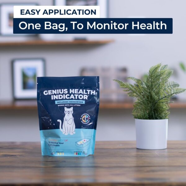 Genius HI - Smart Health Monitoring Cat Litter Deodorizer | Color-Changing Health Indicator Particles | Odor Eliminating & Fragrance-Free | Early Health Insights | As Seen on Shark Tank | Genius - Image 5