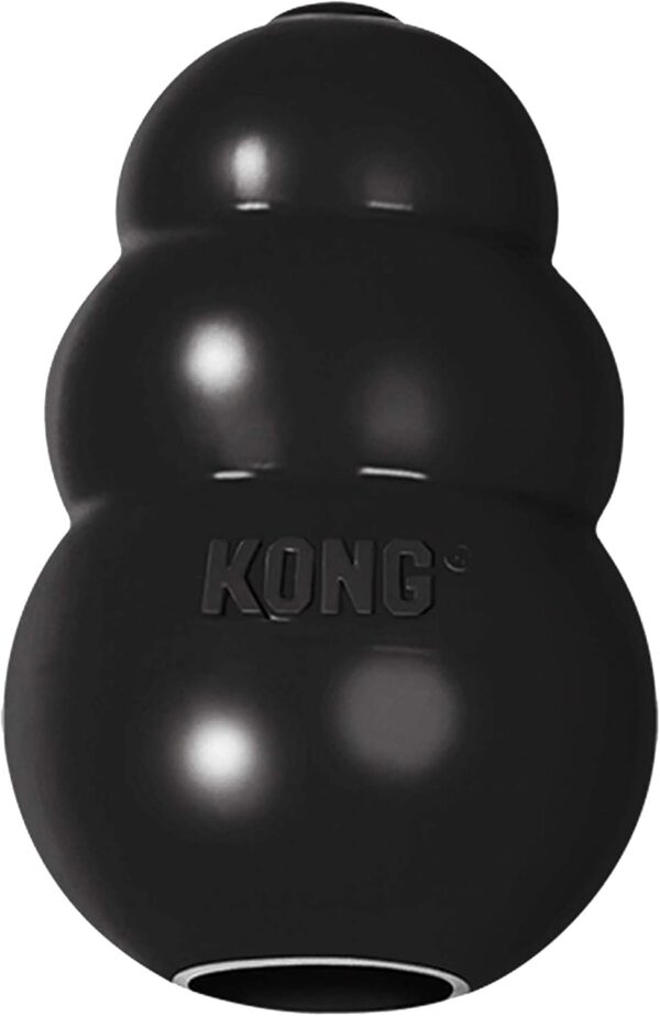 KONG Extreme Dog Toy - Fetch & Chew Toy - Treat-Filling Capabilities & Erratic Bounce for Extended Play Time Most Durable Natural Rubber Material - for Power Chewers - for Large Dogs