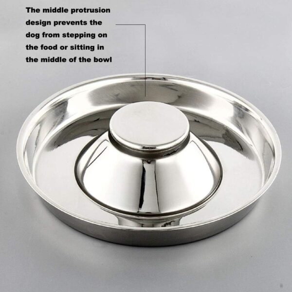 Yudansi Stainless Steel Puppy Weaning Bowls,Cat Bowls for Food Water, Puppy Feeder Bowl Whelping Dishes,Litter Feeding Bowls for Multiple Puppies Cats Eating at Same Time for Small Medium Large Dogs - Image 3