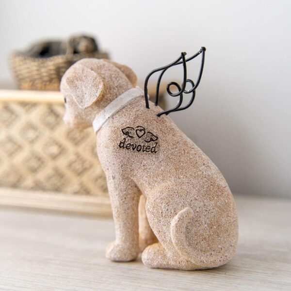 iHeartDogs Dog Memorial Devoted Dog Angel Figurine - Dog Statue Pet Memorial Gifts - Image 4