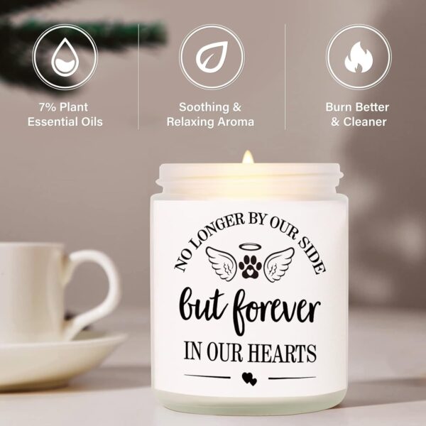 Pet Memorial Candle, Dog Memorial Gifts for Loss of Dog, Loss of Dog or Cat Sympathy Gift, Pet Loss/Pet Passing Away/Pet Bereavement Remembrance Gift - Image 6