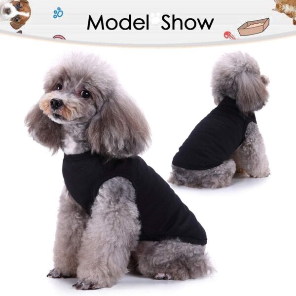 Dog Shirts Pet Clothes Blank Clothing, 3pcs Puppy Vest T-Shirt Sleeveless Costumes, Doggy Soft and Breathable Apparel Outfits for Small Extra Small Medium Dogs and Cats - Image 3