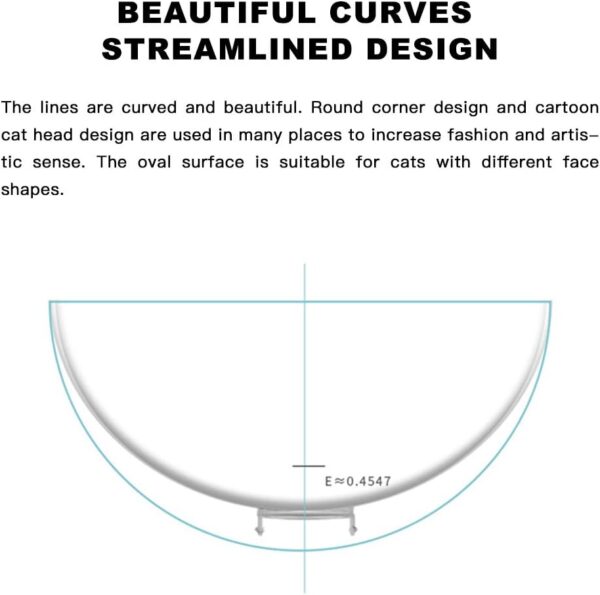 Laifug Elevated Double Cat Bowl,Pet Feeding Bowl | Raised The Bottom for Cats and Small Dogs - Image 3