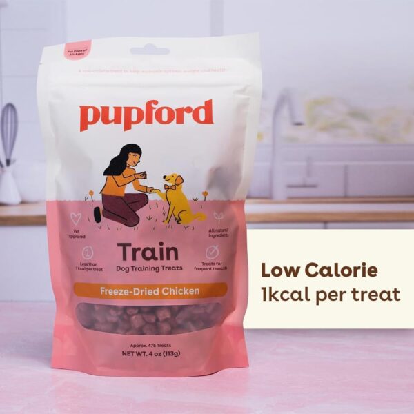 Pupford Freeze Dried Training Treats for Dogs & Puppies, 475+ Two Ingredient Bites (Chicken, 4 oz) - Image 7