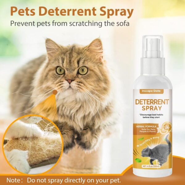 Green Hills Cat Deterrent Spray Indoor, Anti Scratch Furniture Protector for Cat and Kitten - Effective Cat Training Aid with Bitter for Furniture & Plants - Keep Cats Off - Indoor & Outdoor - Image 2