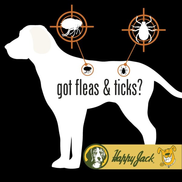 Happy Jack Flea and Tick Powder for Dogs & Puppies, Flea Powder for Carpets, Flea Treatment & Control, Kills Fleas, Ticks & Lice, Odorless & Non-Staining, Dust on Sleeping Quarters & Furniture (5 oz) - Image 9