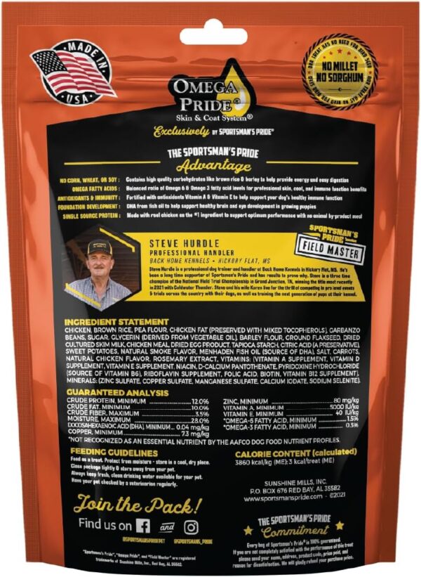 Field Master Perfect Partner Chicken & Brown Rice Recipe Training Dog Treats, 12 oz. - Image 3