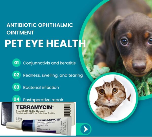 Otto Tech Pet Eye Health Ointment for Dogs, Cats, Cattle, Sheep, Horse, Bird 1/8 oz /3.5gr - 1 tube - Image 2