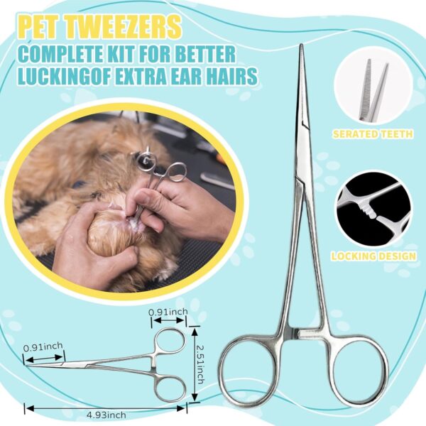 Dog Ear Cleaner Powder for Dogs - Effective Ear Hair Removal & Odor Control - Gentle Dog Ear Hair Removal Tool for Pet Grooming - Remove Ear Wax & Odor in Pets, Promotes Ear Health 1 - Image 5