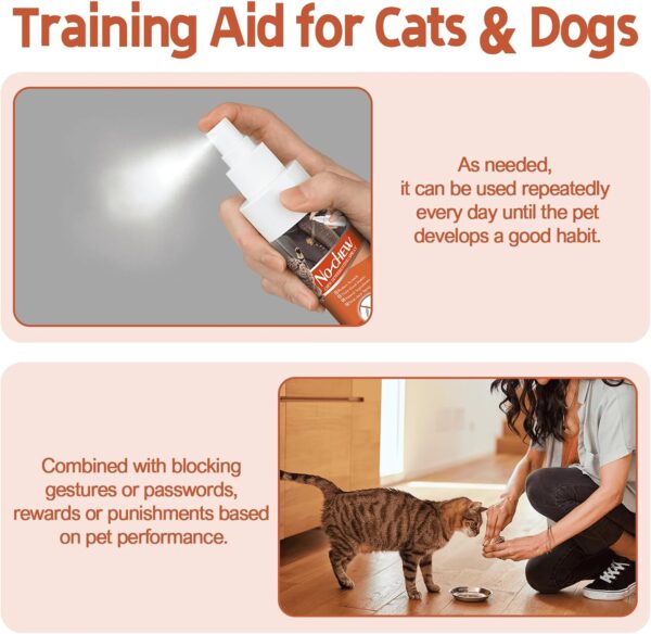 Cat Deterrent Spray. Cat Repellent Indoor for Cat and Kitten. Effective Cat Repellent Spray Training Aid for Furniture, Curtain, Sofa, Floor, Plant, Rugs, Indoor and Outdoor Use. 120ML - Image 7