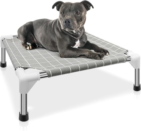 Elevated Pet Bed Dog Cot- Pet Bed for Small Dogs | Raised Dog Bed for Indoor and Outdoor Use for Small Pets