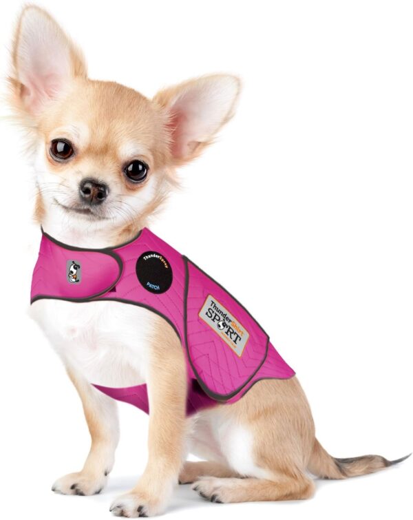 ThunderShirt for Dogs, XX Small, Fuchsia Sport - Dog Anxiety Relief Calming Vest