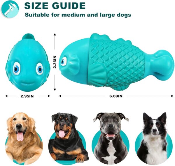 Dog Chew Toys for Aggressive Chewers, Indestructible Dog Toys for Aggressive Chewers, Tough Dog Toys for Large Dogs, Squeaky Dog Toys, Strong Dog Toys, Super Chewer, Heavy Duty - Image 5