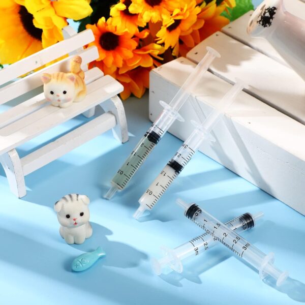 Nuanchu 30 Pcs 3ml Liquid Syringe Pet Feeding Plastic Syringes Dog Oral Food Measuring Syringe Tools for Cats Dogs Kitten Puppy Bunny Small Animals Newborn Pet Feeder Nursing Supplies - Image 7