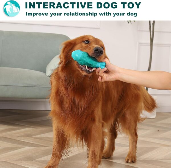 Dog Chew Toys for Aggressive Chewers, Indestructible Dog Toys for Aggressive Chewers, Tough Dog Toys for Large Dogs, Squeaky Dog Toys, Strong Dog Toys, Super Chewer, Heavy Duty - Image 7