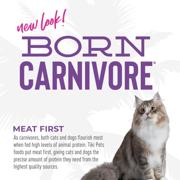 Tiki Cat Born Carnivore High Protein, Chicken, Herring & Salmon Meal, Grain-Free Baked Kibble to Maximize Nutrients, Dry Cat Food, 5.6 lbs. Bag - Image 8