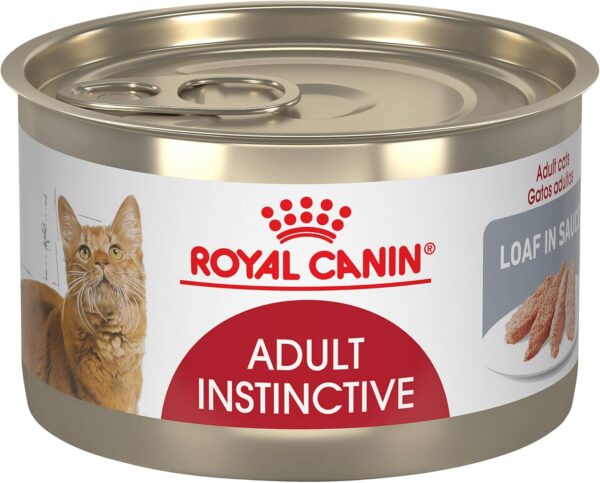 Royal Canin Feline Health Nutrition Adult Instinctive Loaf In Sauce Canned Cat Food, 3 oz Can (Case of 24)