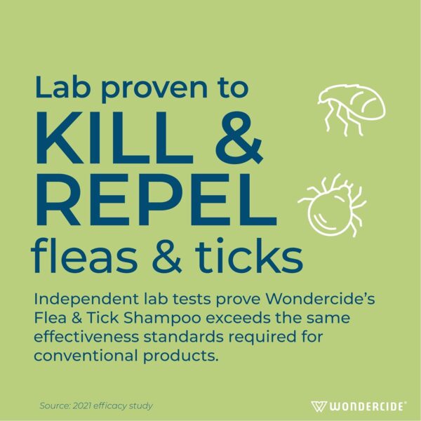 Wondercide - Flea & Tick Shampoo for Dogs and Cats - Flea and Tick Killer Treatment with Natural Essential Oils - for Pets Over 4 Months - Powered by Plants - 12 Fl oz - Image 3