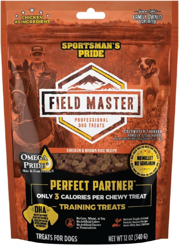 Field Master Perfect Partner Chicken & Brown Rice Recipe Training Dog Treats, 12 oz.