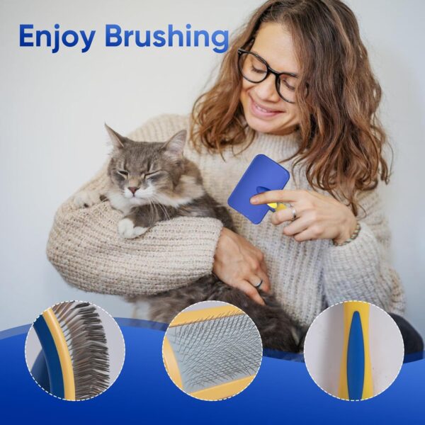 Cat Brush Kit,Dog Brush for Shedding,Professional Pet Grooming Kit,Cat Brush Glove,8 In 1 Premium Cat Brush Set - Image 2