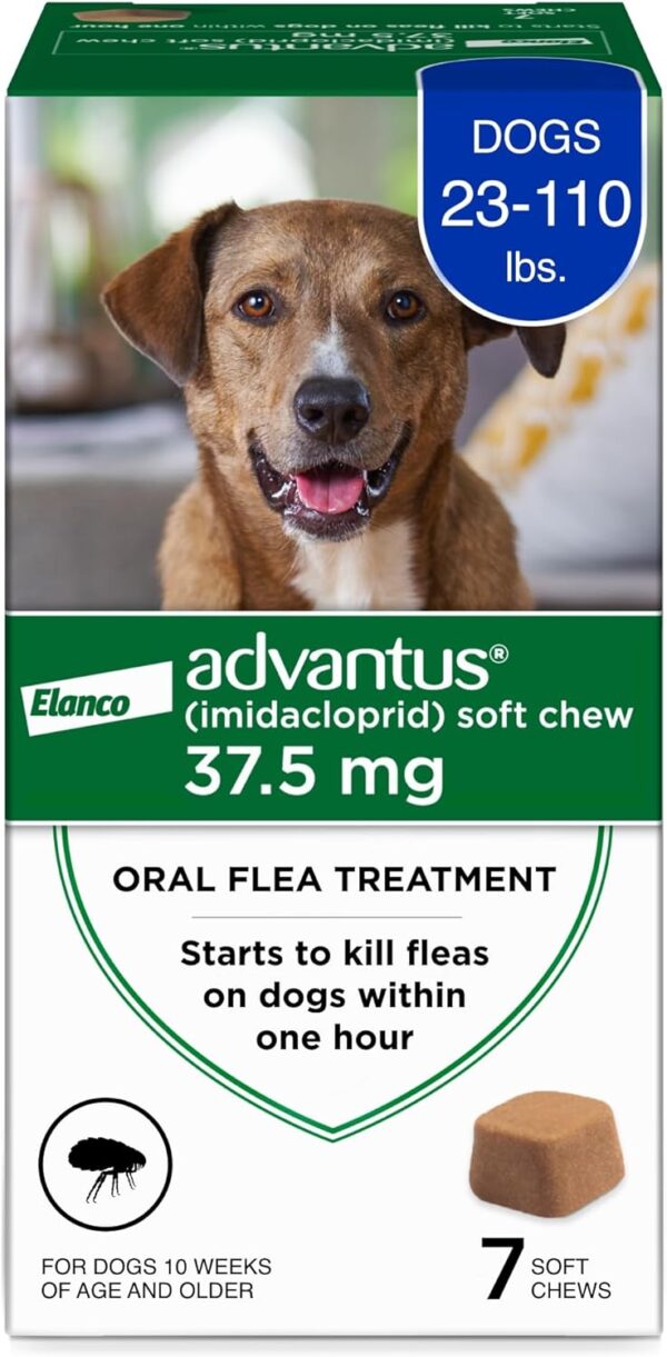 Dog Advantus Chewable Flea Treatment for Dogs 23 - 110 lbs. | 7 ct.