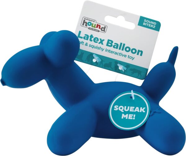 Outward Hound Latex Rubber Balloon Dog Squeaky Dog Toy, Large - Image 8