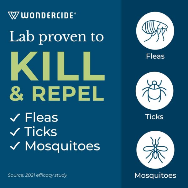 Wondercide - Flea, Tick and Mosquito Spray for Dogs, Cats, and Home - Flea and Tick Killer, Control, Prevention, Treatment - with Natural Essential Oils - 4 oz Lemongrass & Cedarwood 2-Pack - Image 2