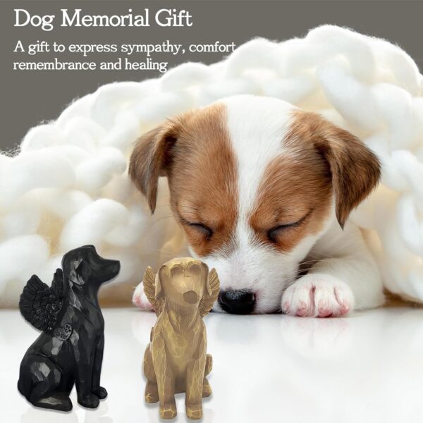 Angel Dog Figurine, Dog Memorial Gifts for Loss of Dog, Pet Memorial Gifts for Dogs, Dog Remembrance Gift, Loss of Dog Sympathy Gift, Pet Loss Gifts, Bereavement Gifts, Dog Statue with Angel Wings - Image 4