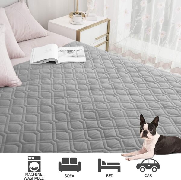 Ameritex Waterproof Dog Bed Cover Pet Blanket for Furniture Bed Couch Sofa Reversible - Image 4